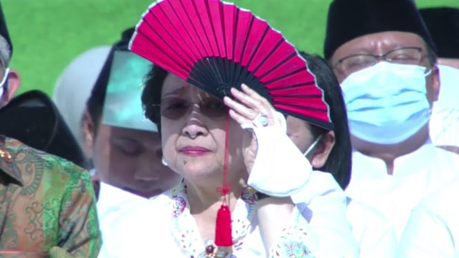 Ketua Umum PDIP Megawati Soekarnoputri hadiri Resepsi 1 Abad NU